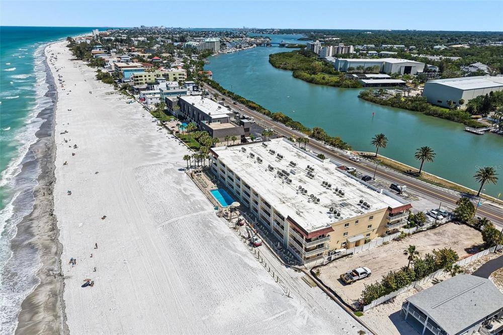 Use Gulf Boulevard as your reference point
