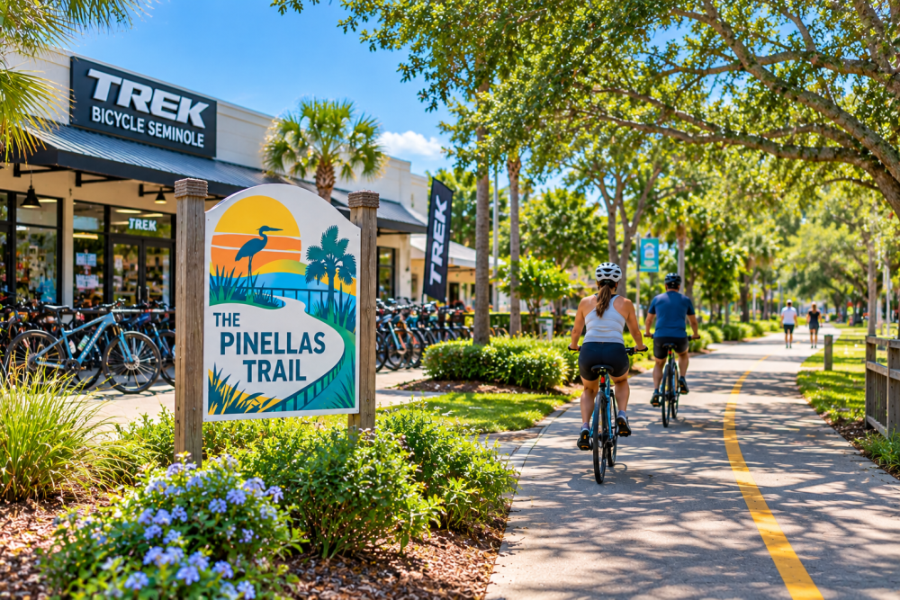 Getting from Indian Shores to the trail